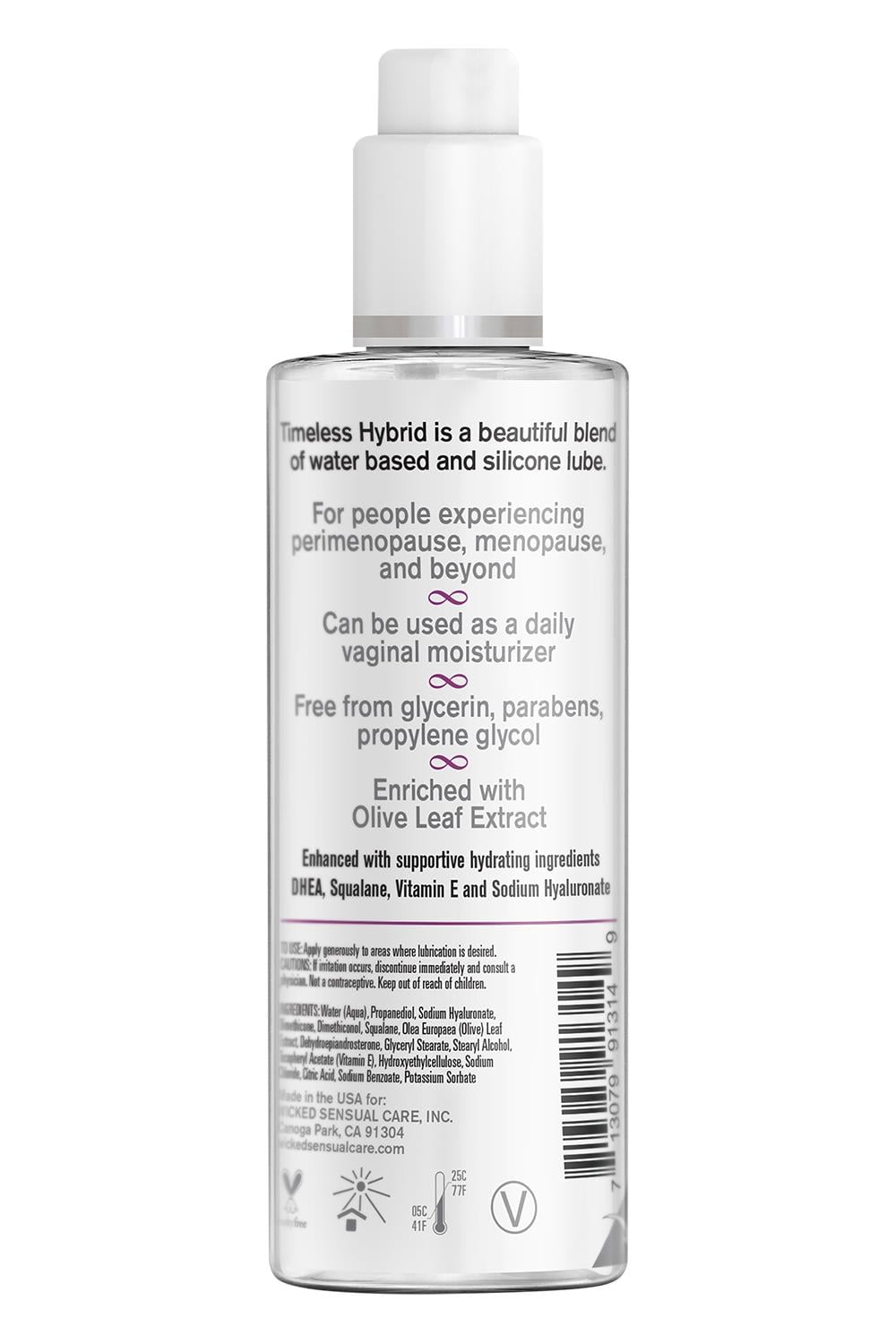 Wicked Sensual Care Wicked Simply Timeless Hybrid Lubricant 120ml glidmedel