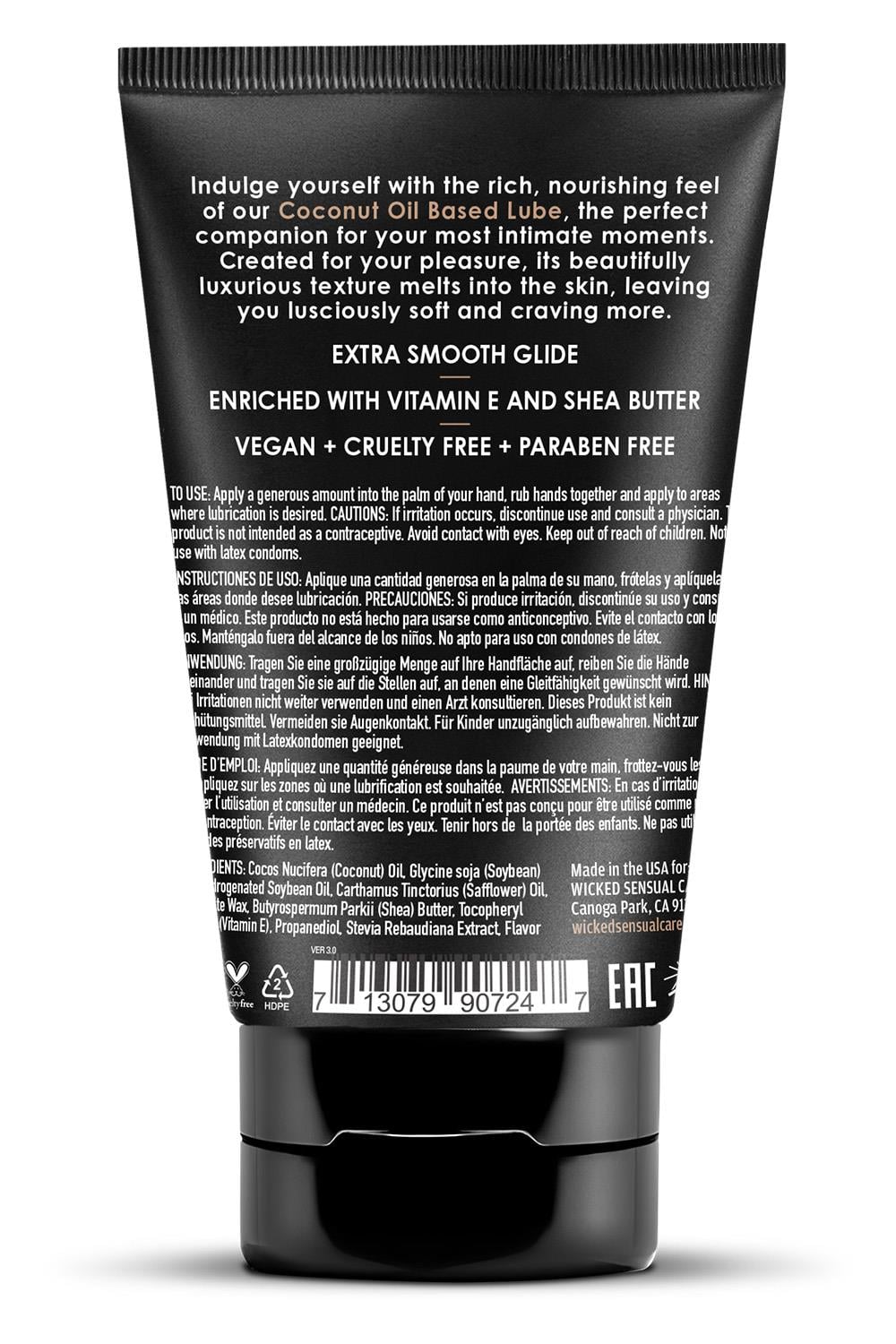 Wicked Sensual Care Wicked Coconut Intimate Lubricant 120ml kondomer