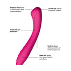 G-punktsvibrator Jno – kraftfull och uppladdningsbar (Rosa)