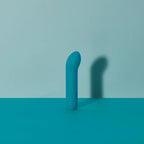 Rabbit-vibrator i silikon Bul – G-punkt och klitorisstimulering (Ljusblå)