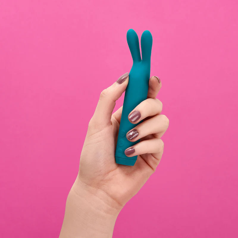 Flexibel vibrator med öron Bul – uppladdningsbar med flera lägen (Blå)