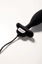 Vibrerande analplugg med fjärrkontroll Btplg – silikon (Svart)