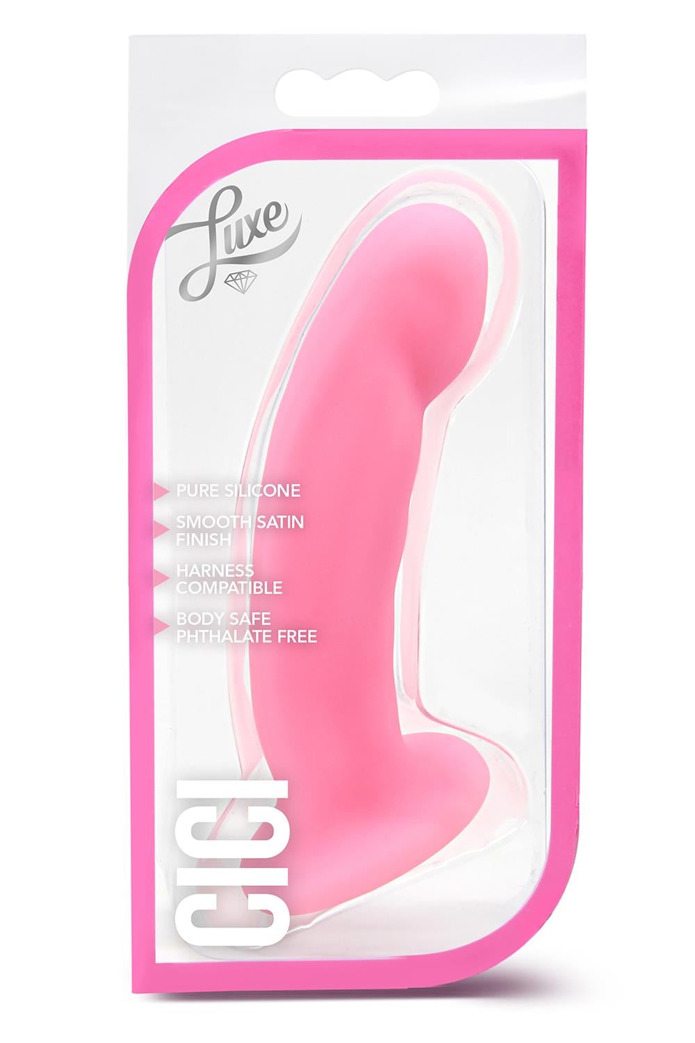 Luxe Cici Dildo Pink glidmedel