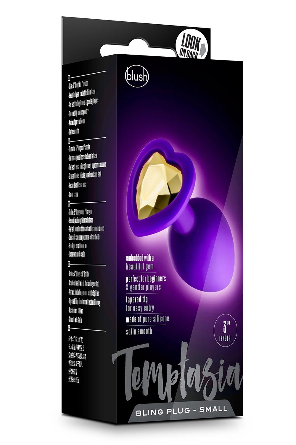 Temptasia Bling Plug Small Purple glidmedel