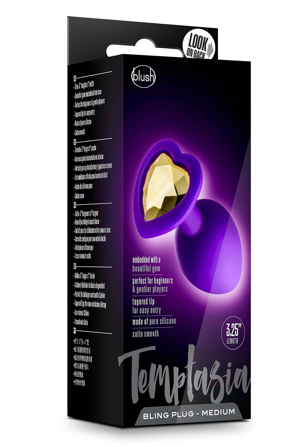 Temptasia Bling Plug Medium Purple glidmedel