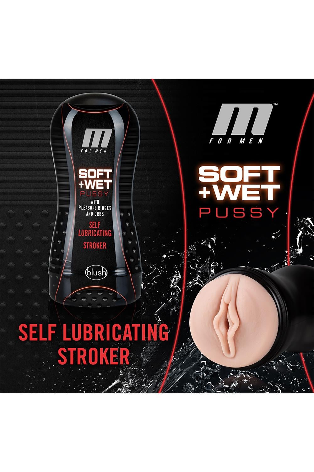 M For Men Soft And Wet Stroker Vanilla glidmedel