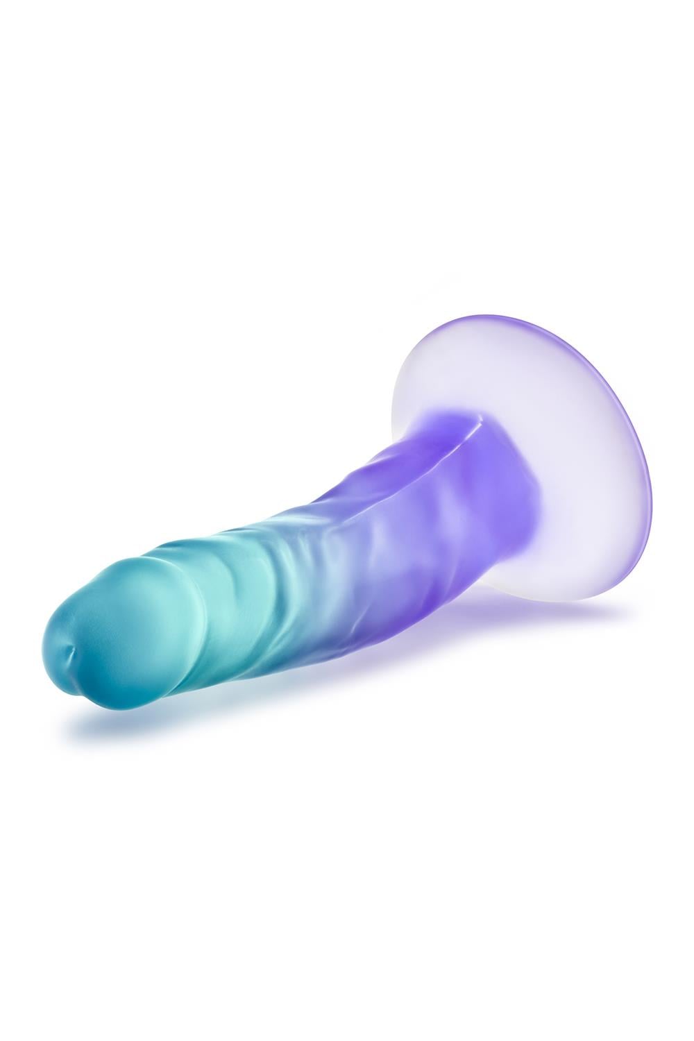 B Yours Morning Dew 5 Inch Dildo Sapphire glidmedel