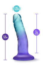 B Yours Morning Dew 5 Inch Dildo Sapphire glidmedel