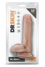 Dr. Skin Dr. Jeffrey 6.5 Inch Dildo With Balls Beige glidmedel