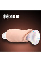 Masturbator med stimulerande kulor i TPE beige