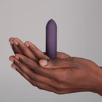 Bulletvibrator i silikon – kompakt med punktstimulering (Lila)