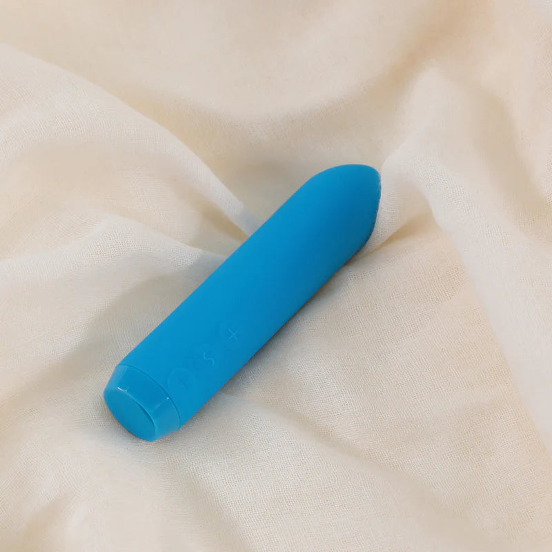 Bulletvibrator i silikon – kompakt med punktstimulering (Ljusblå)