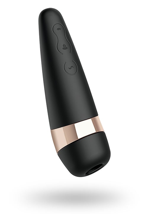 Satisfyer PRO 3+ svart lufttrycksvibrator