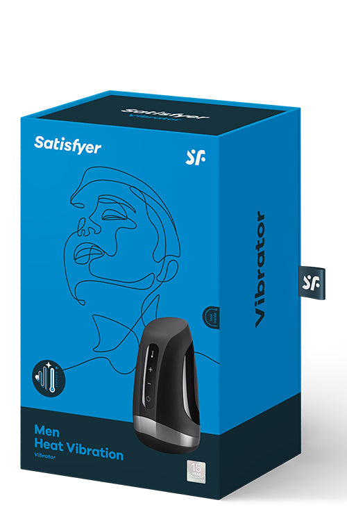 Satisfyer Men Heat Vibration svart