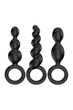 Satisfyer Booty Call Plugs Set Of 3 svart