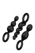 Satisfyer Booty Call Plugs Set Of 3 svart analprodukt