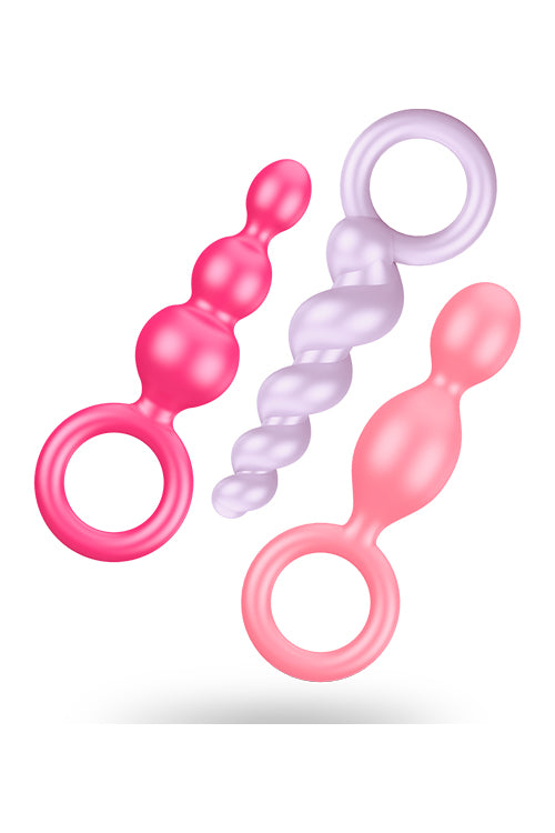 Satisfyer Booty Call Plugs Set Of 3 multicolor