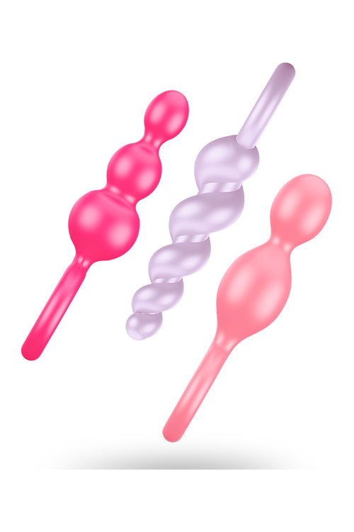 Satisfyer Booty Call Plugs Set Of 3 multicolor