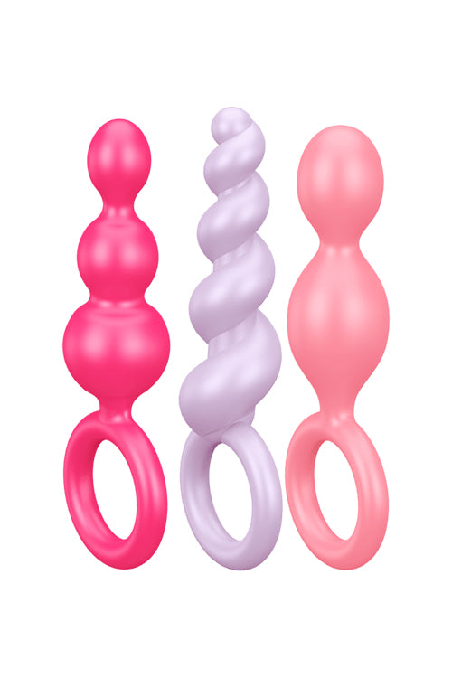 Satisfyer Booty Call Plugs Set Of 3 multicolor