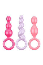 Satisfyer Booty Call Plugs Set Of 3 multicolor