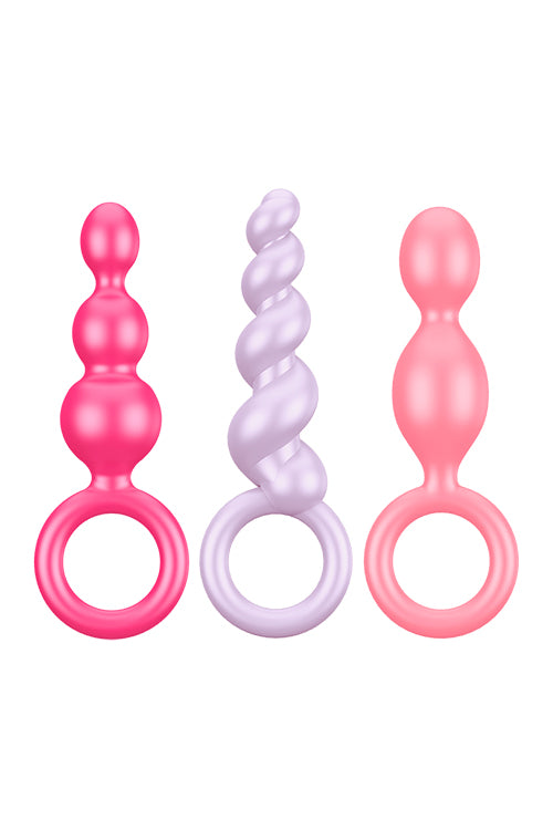 Satisfyer Booty Call Plugs Set Of 3 multicolor