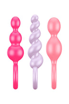 Satisfyer Booty Call Plugs Set Of 3 multicolor