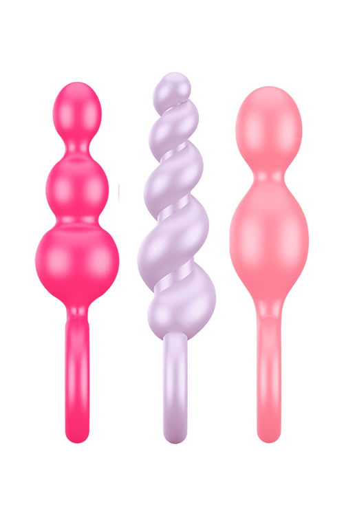 Satisfyer Booty Call Plugs Set Of 3 multicolor