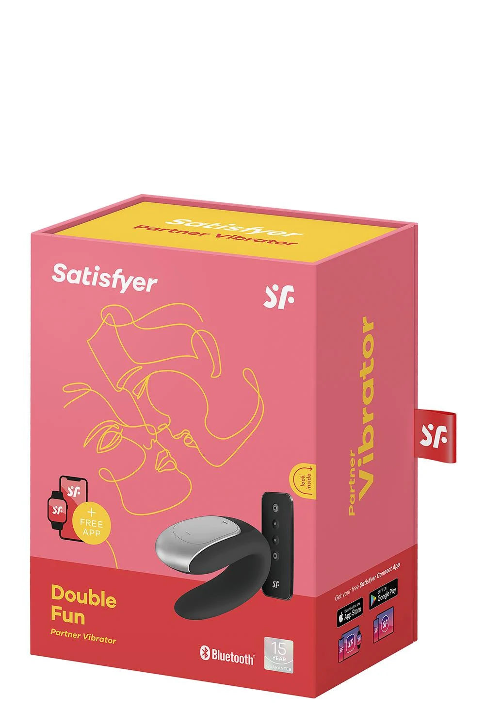 Satisfyer Double Fun Connect APP svart