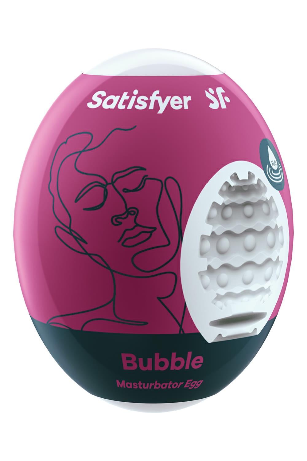Satisfyer Masturbator Egg Bubble vit