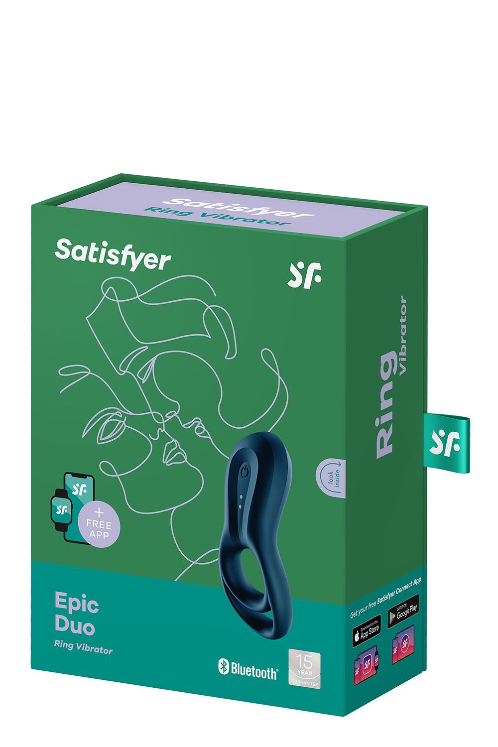 Satisfyer Epic Duo Connect APP blå