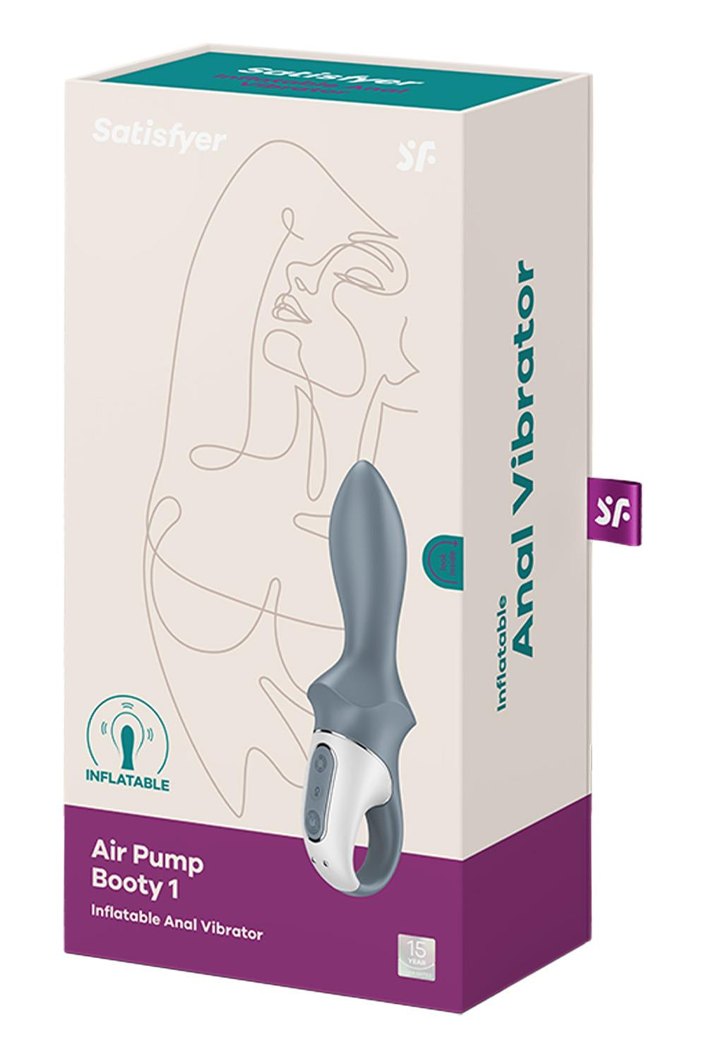 Satisfyer Air Pump Booty 1 grå