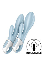 Satisfyer Air Pump Bunny 1 Light blå