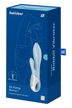 Satisfyer Air Pump Bunny 1 Light blå