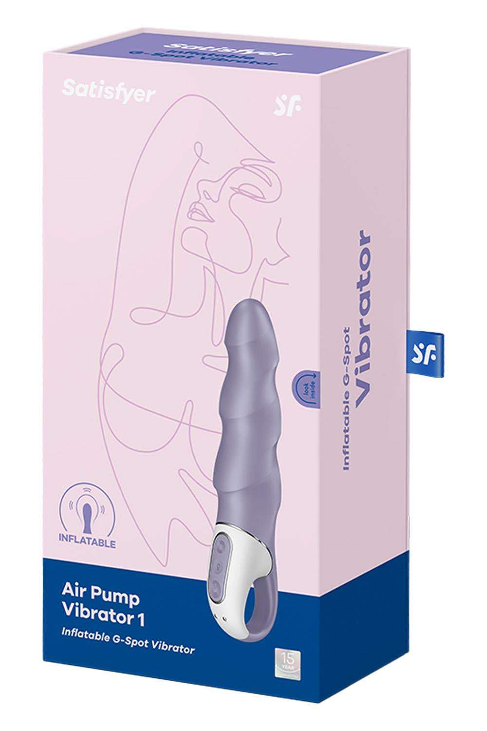 Satisfyer Air Pump Vibrator 1 Dark Violet lila