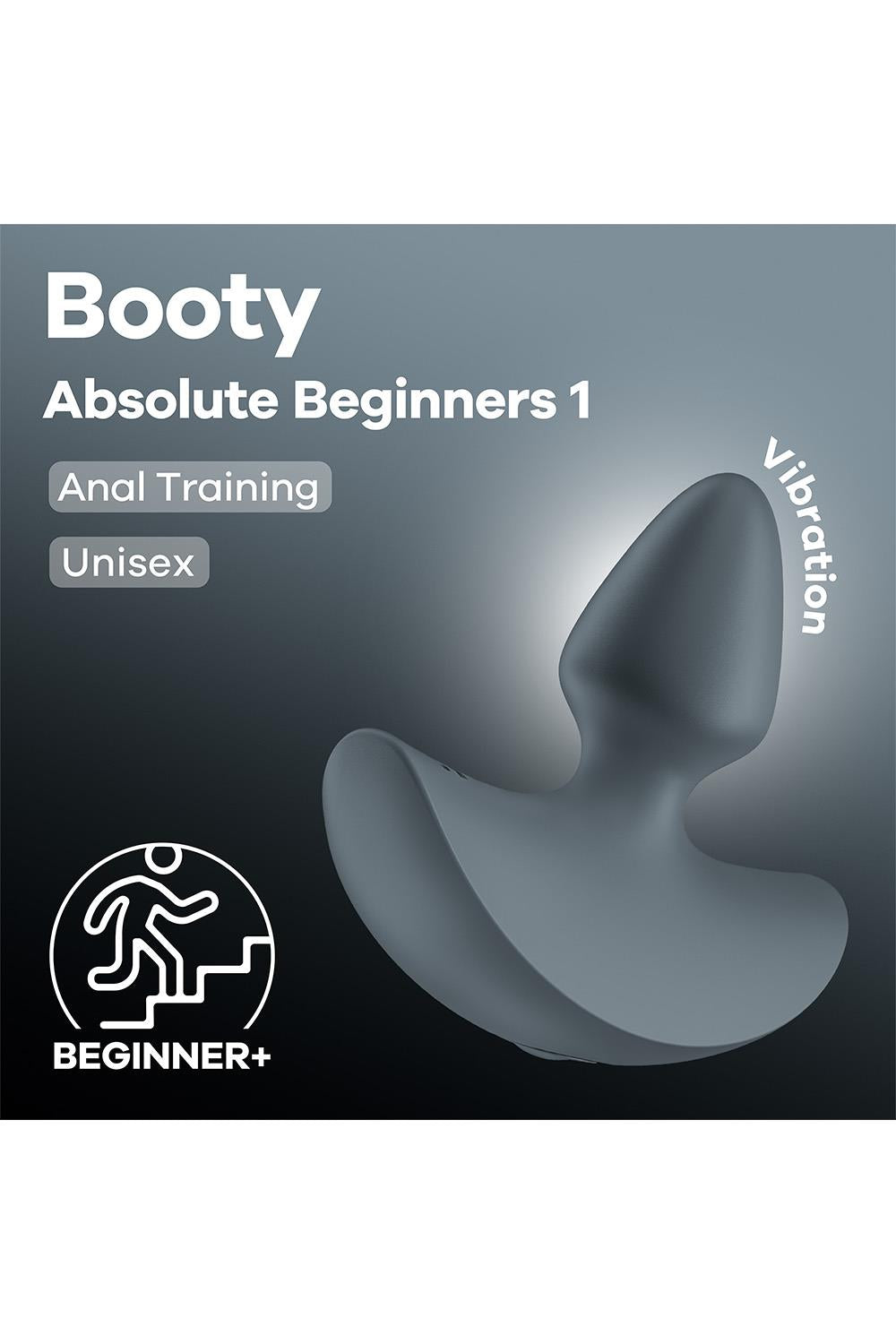 Satisfyer Booty Absolute Beginners 1 Midnight blå grå