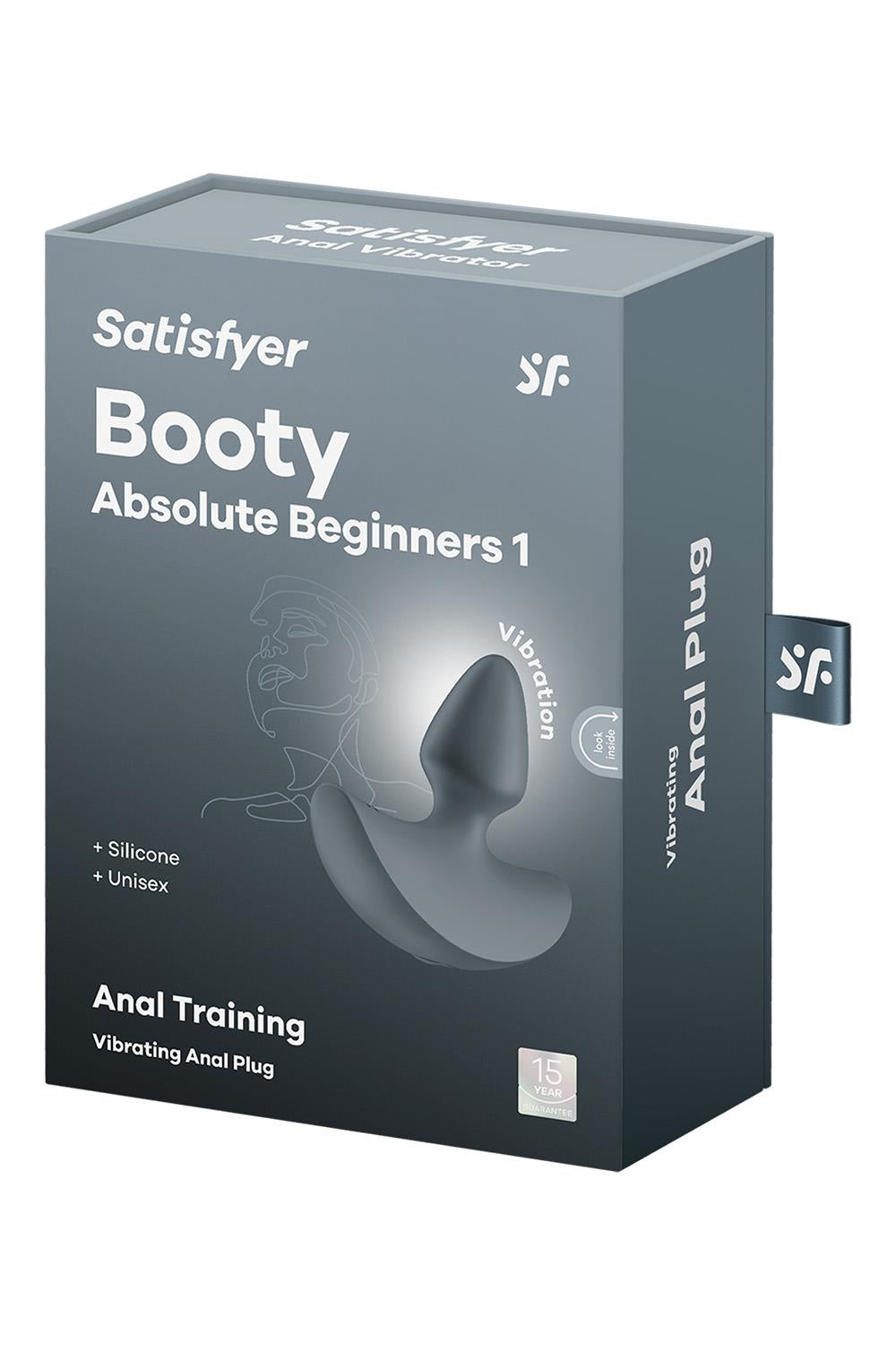 Satisfyer Booty Absolute Beginners 1 Midnight blå grå