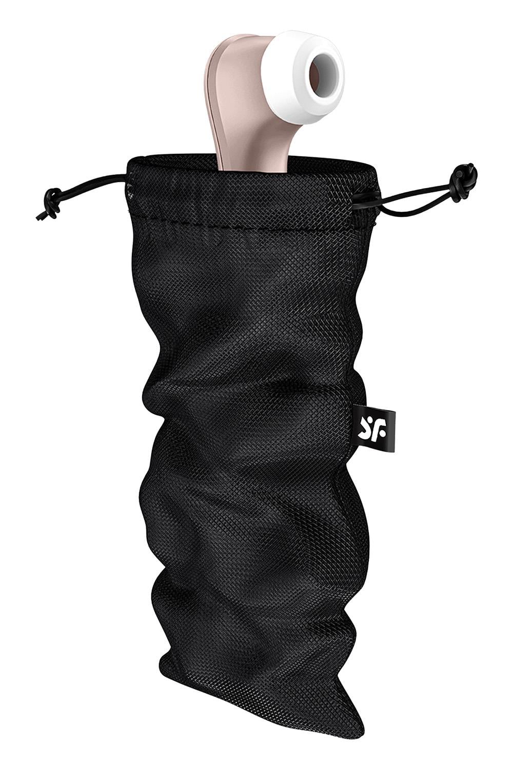 Satisfyer Treasure Bag L svart förvaringspåse