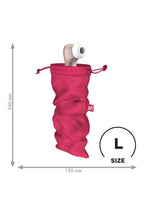Satisfyer Treasure Bag L rosa förvaringspåse