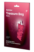 Satisfyer Treasure Bag L rosa förvaringspåse