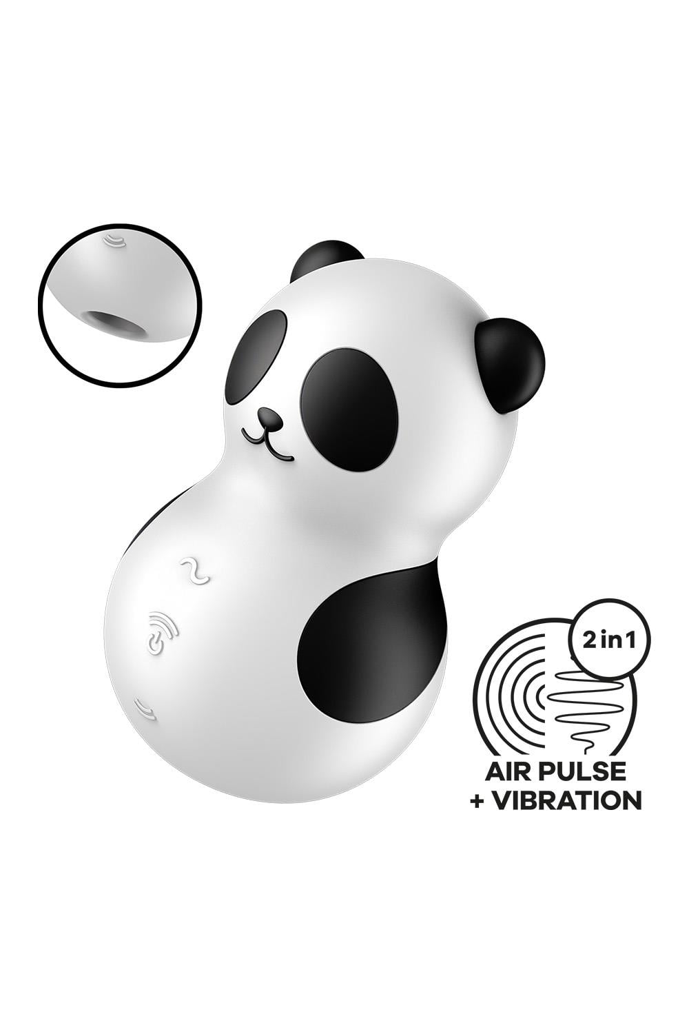 Satisfyer Pocket Panda vit intimprodukt