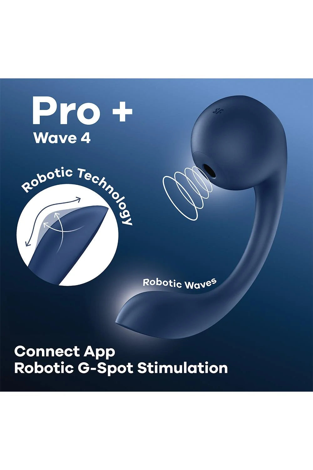 Satisfyer Pro+ Wave 4 Connect APP Dark blå