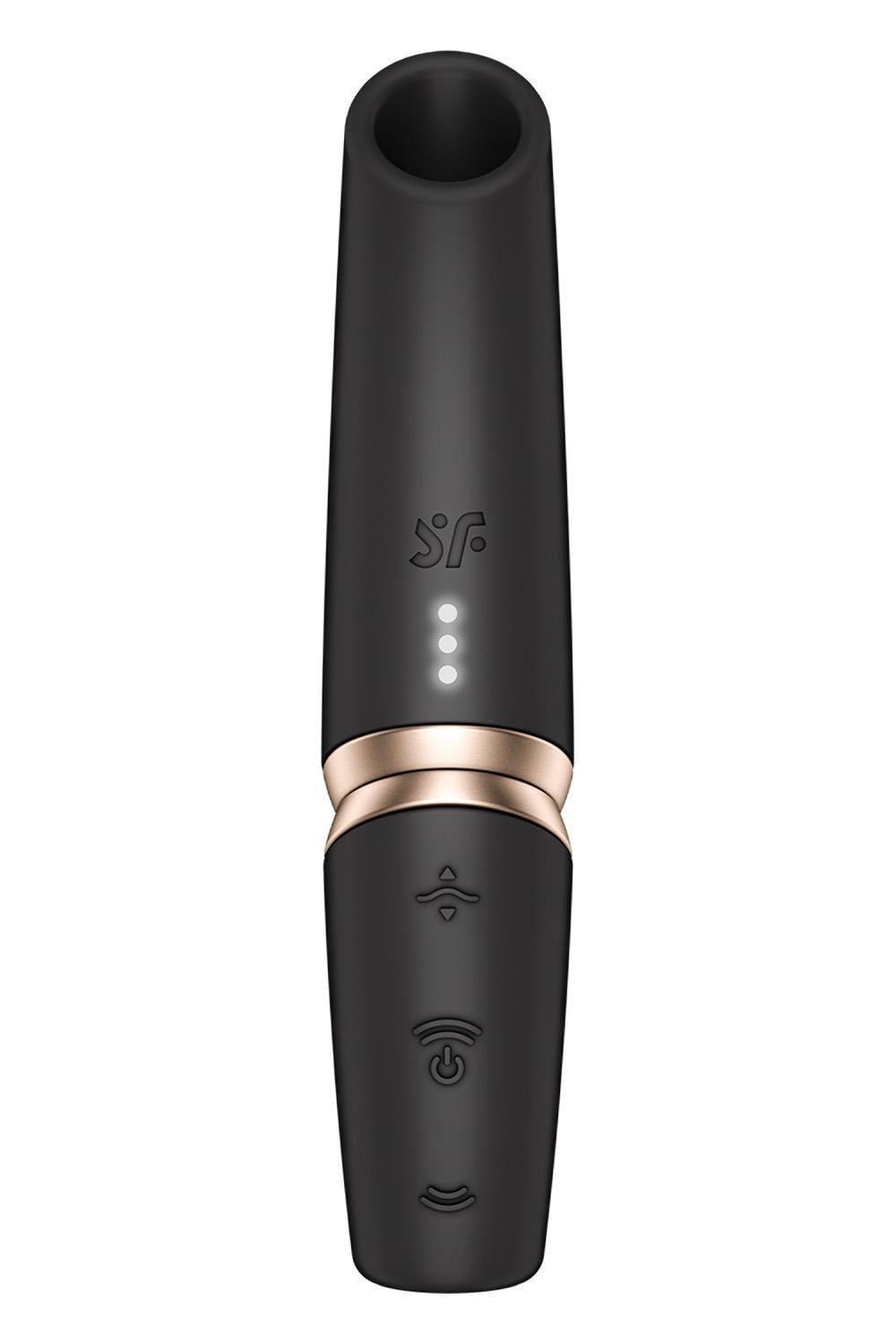 Satisfyer Perfect Kiss svart lufttrycksvibrator