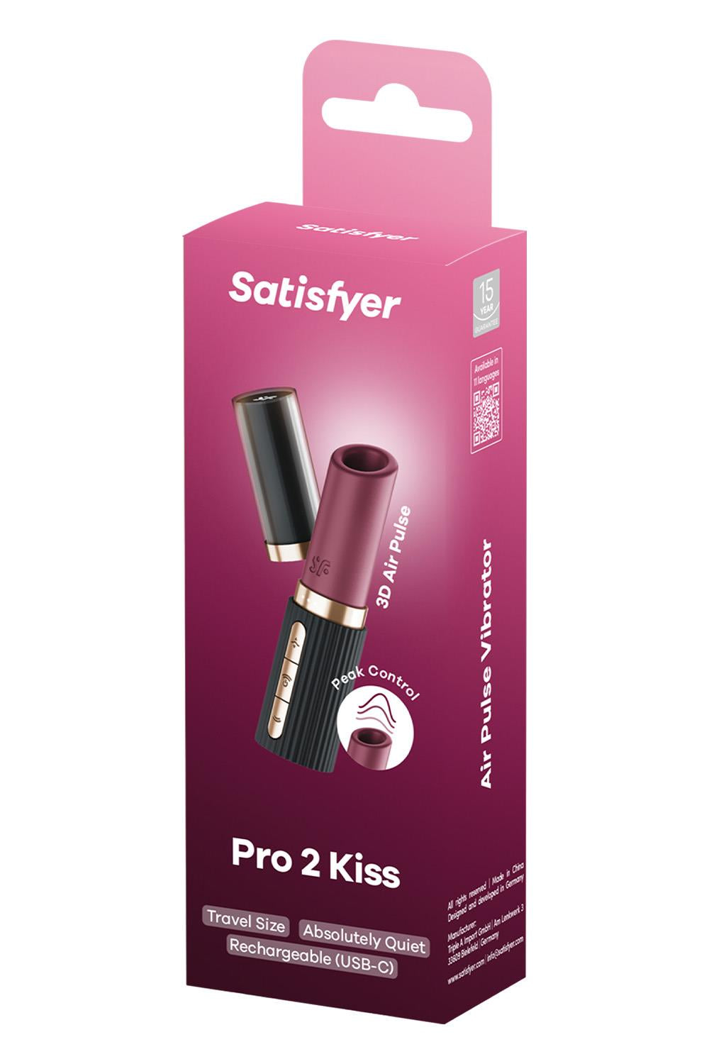 Satisfyer PRO 2 Kiss röd