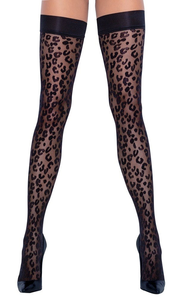 stay up strumpor i leopardmonster cottelli legwear