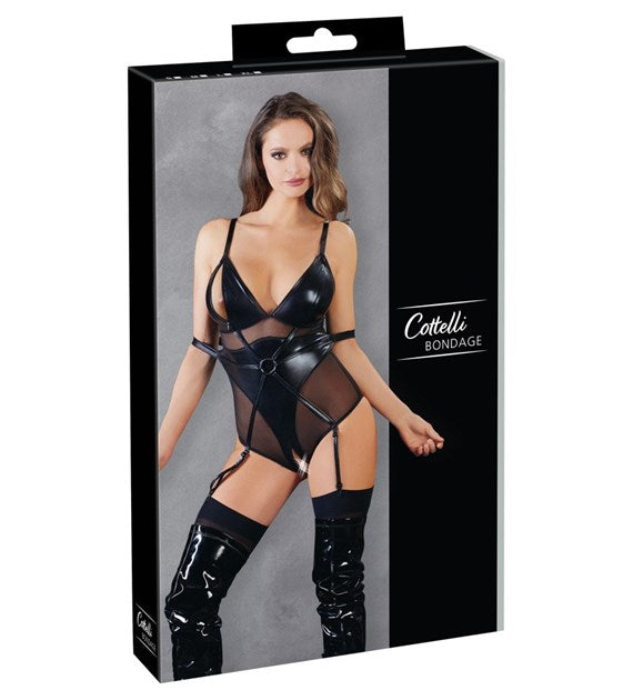 Body med bondage-ring – Erotisk underkläder för kvinnor