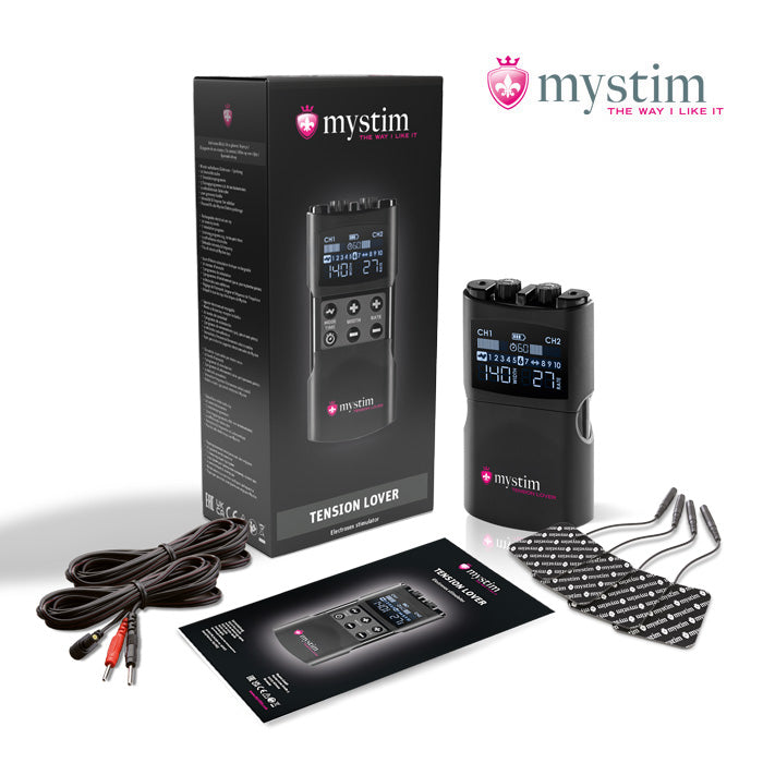 Mystim Tension Lover 2 digital E-Stim Powerbox med dubbla kanaler