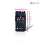 Mystim Pure Vibes analog E-Stim Powerbox med två kanaler
