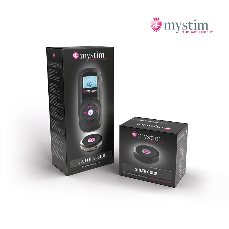 Mystim Cluster Buster trådlös E-Stim Powerbox med fjärrkontroll