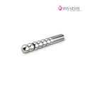 Mystim Bal(l)zac bipolär E-Stim-dildo i aluminium 25 cm