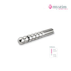 Mystim Bal(l)zac bipolär E-Stim-dildo i aluminium 25 cm